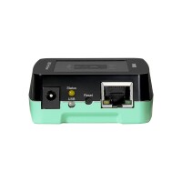 LevelOne USB Print Server (1-Port) - Schwarz - Grün - Aktivität - Link - Leistung - Status - Taiwan - Ethernet-LAN - IEEE 802.3 - IEEE 802.3u - 10,100 Mbit/s
