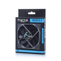 Fractal Design Venturi HP-12 PWM - Ventilator - 12 cm - 400 RPM - 1800 RPM - 104,3 m³/h - Schwarz - Grau