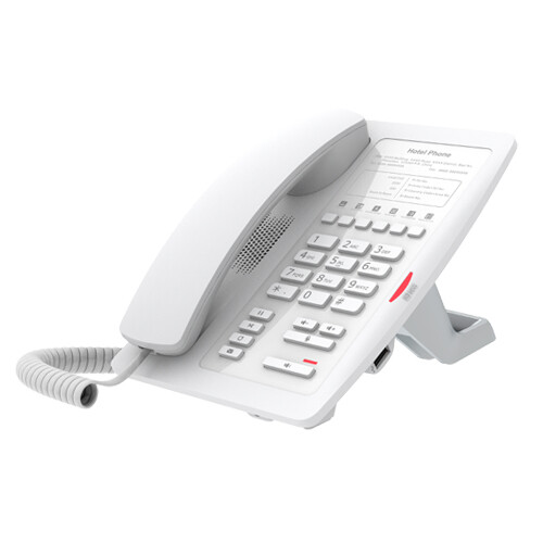 Fanvil Hoteltelefon H3 weiß - VoIP-Telefon - Voice-Over-IP