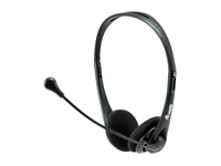 Equip Stereo-Headset mit Stummschaltung - Kabelgebunden - Büro/Callcenter - 20 - 20000 Hz - 85 g - Kopfhörer - Schwarz