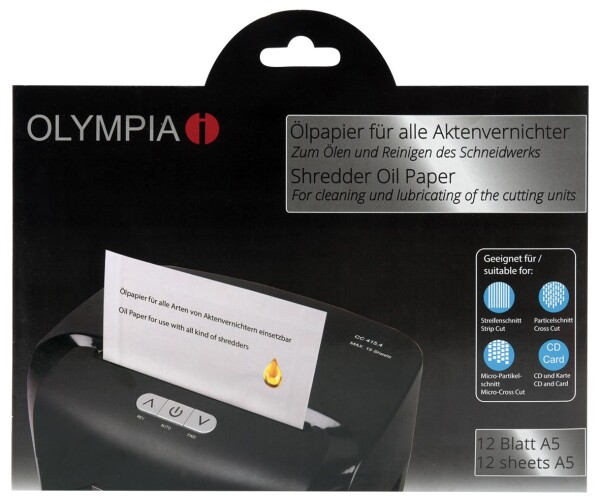 Olympia Ölpapier - 12 Stück(e) - 240 mm - 5 mm - 163 mm - 160 g