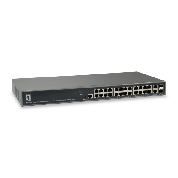 LevelOne GEP-2682 - Managed - L3 - Gigabit Ethernet (10/100/1000) - Power over Ethernet (PoE) - Rack-Einbau