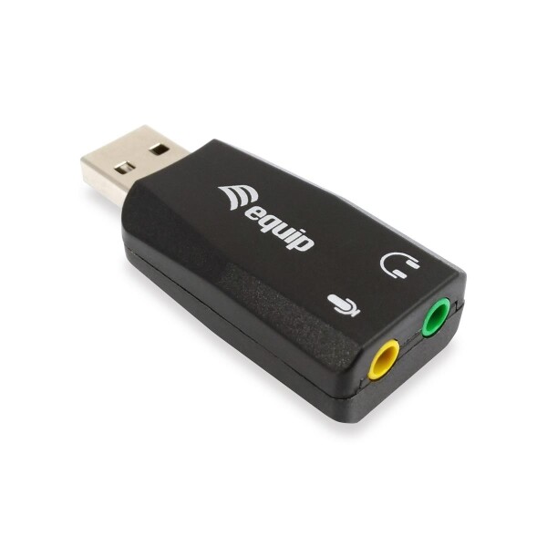 Equip USB Audio Adapter - USB Typ-A - Schwarz - 22 mm - 51 mm - 12 mm - 85 g