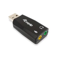 Equip USB Audio Adapter - USB Typ-A - Schwarz - 22 mm -...