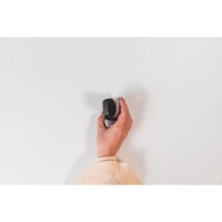 Bakker DXT Precision Mouse Wireless - Beidhändig - Vertikale Ausführung - Laser - RF Wireless + Bluetooth - 2000 DPI - Schwarz - Grau