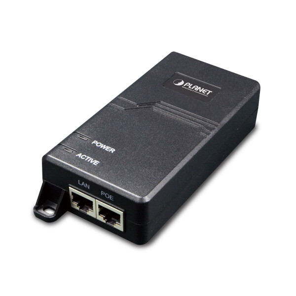 Planet High Power PoE+ Gigabit Ethernet Injector IEEE802.3at, 30 Watt, All-in-one Pack, Sc