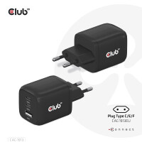 Club 3D Reiseladegerät PPS 65Watt GAN-Technologie -...