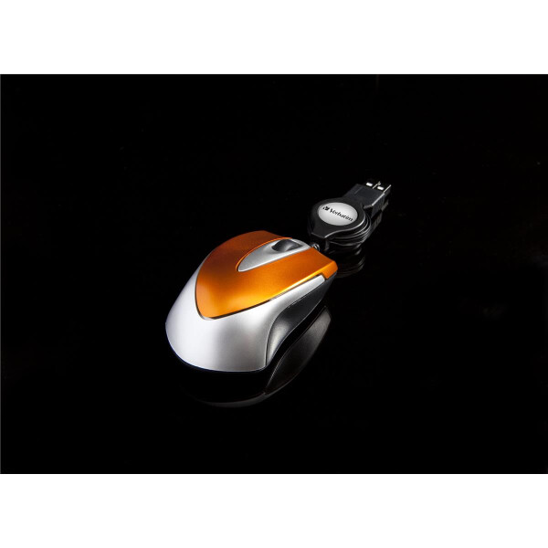 Verbatim Go Mini - Optisch - USB Typ-A - 1000 DPI - Orange