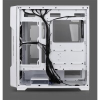 Nanoxia Geh Midi DS-9 ARGB Airflow white - USB-C - TG-Mesh - Midi/Minitower - ATX