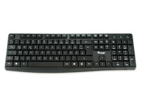 Equip Kabelgebundene USB Tastatur - Volle Größe (100%) - Kabelgebunden - USB - QWERTZ - Schwarz