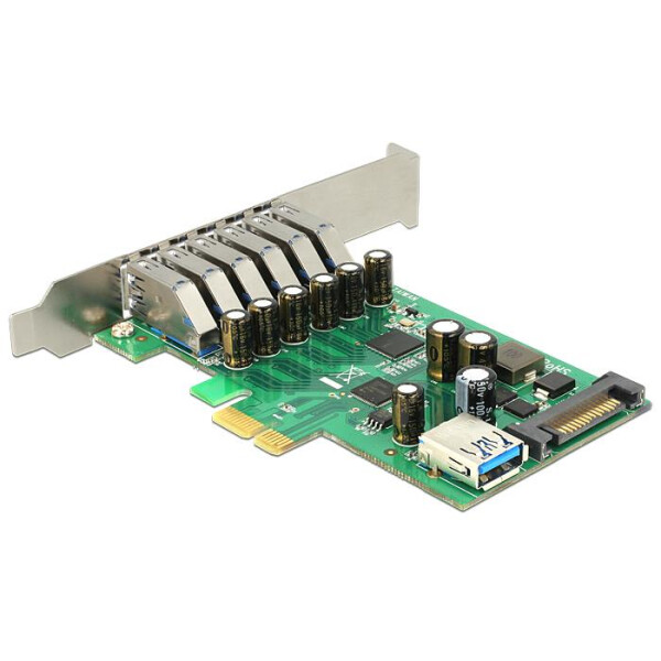 Delock 89377 - PCIe - SATA - USB 3.2 Gen 1 (3.1 Gen 1) - Windows Vista/Vista-64/7/7-64/8/8-64/8.1/8.1-64 - Linux Kernel 2.6.31 - 5 Gbit/s - Windows 7 Home Basic - Windows 7 Home Basic x64 - Windows 7 Home Premium - Windows 7 Home Premium...