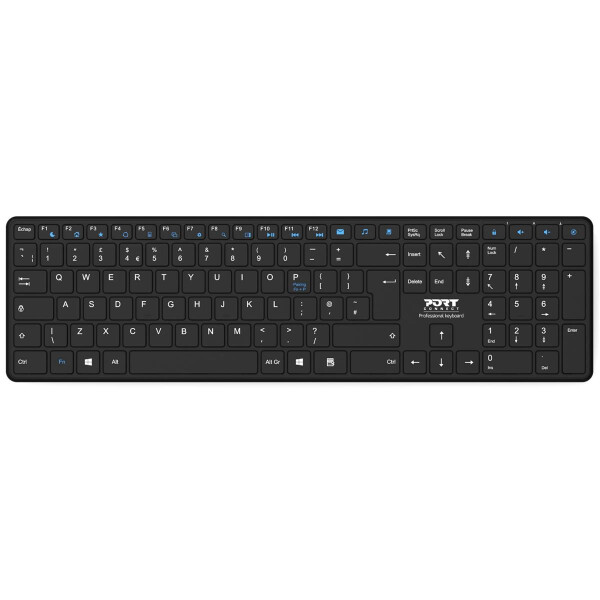 PORT Designs DE - Keyboard OFFICE PRO rechargeable Bluetooth - Tastatur - QWERTZ