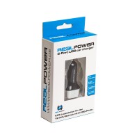 RealPower 176635 - Auto - AC - 5 V - Schwarz - Silber