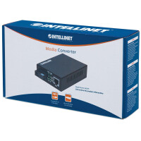 Intellinet Gigabit Ethernet WDM bidirektionaler Singlemode Medienkonverter, 10/100/1000Bas