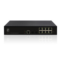 LevelOne GEL-1061 - Switch - managed - 8 x/1000+ 2 SFP - Switch - Glasfaser (LWL)