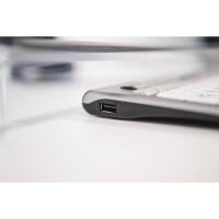 Bakker S-board 840 - Tenkeyless (80 - 87 %) - Kabelgebunden - USB - Scherenschalter - QWERTZ - Hellgrau - Weiß