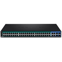 TRENDnet TPE-5240WS - Managed - Gigabit Ethernet (10/100/1000) - Vollduplex - Power over Ethernet (PoE) - Rack-Einbau - 1U