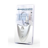 Gembird MIC-DU-01 - PC-Mikrofon - 50 - 16000 Hz - Tasten - Kabelgebunden - USB - USB Typ-A