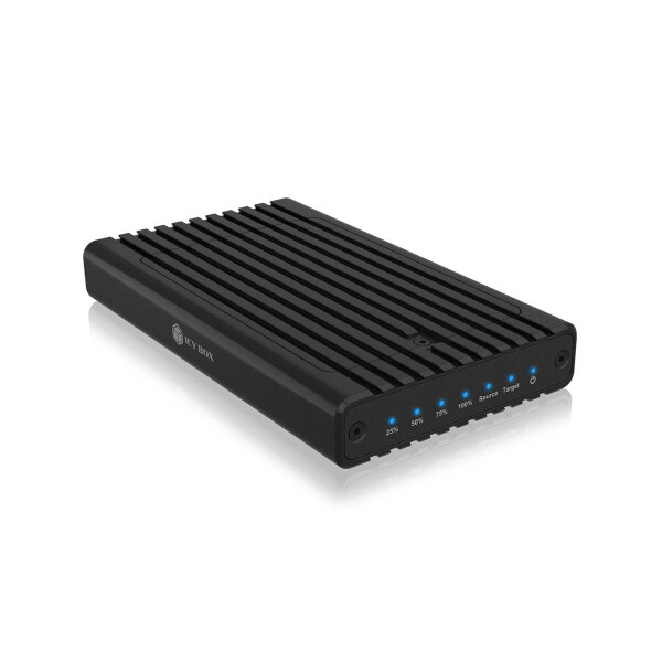 ICY BOX M.2 NVMe CloneStation & DockingStation USB 3.2 Gen 2 Type-C/A Aluminium schwarz