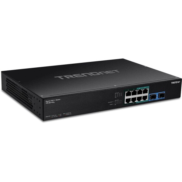 TRENDnet TPE-BG102G - Unmanaged - Gigabit Ethernet (10/100/1000) - Vollduplex - Power over Ethernet (PoE) - Rack-Einbau - 1U