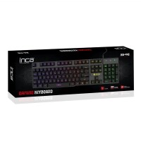 INCA Gaming Tastatur IKG-446 Regenbogen RGB dt. Layout...