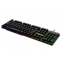 INCA Gaming Tastatur IKG-446 Regenbogen RGB dt. Layout retail - Tastatur - 105 Tasten