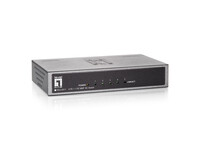 LevelOne 5-Port-Fast Ethernet-Switch - 1 Port SC Multi-Mode Fiber - 2km - Fast Ethernet (10/100) - Vollduplex