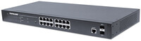Intellinet PoE+ Web-Managed Switch with 2 SFP Ports -...