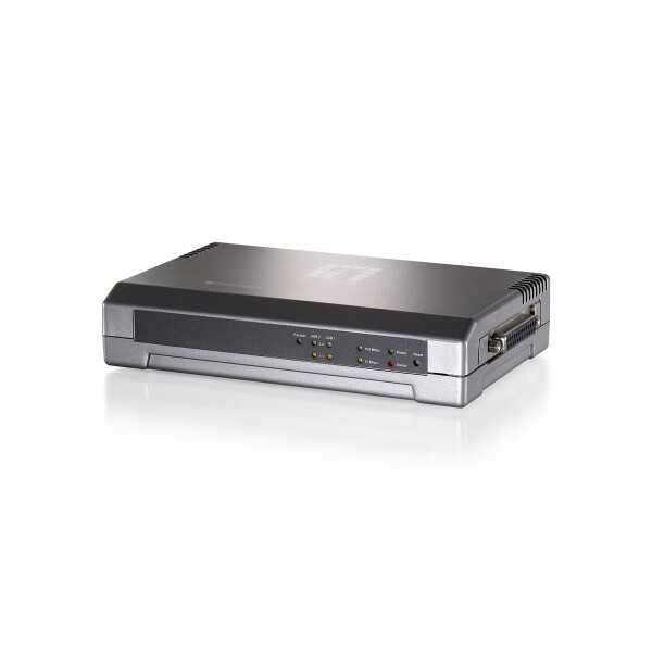 LevelOne 2 USB + 1 Parallel Printer Server - Grau - Aktivität - Link - Leistung - Status - Taiwan - Ethernet-LAN - IEEE 802.3 - IEEE 802.3u - 10,100 Mbit/s