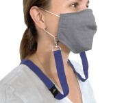 Durable 852807 - Gesichtsmaske - Textil - Blau - 44 cm -...