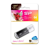 Silicon Power Blaze B02 - 64 GB - USB Typ-A - 3.2 Gen 1 (3.1 Gen 1) - Kappe - 8 g - Schwarz