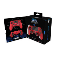 DragonShock Controller Mizar Wireless rot PS4