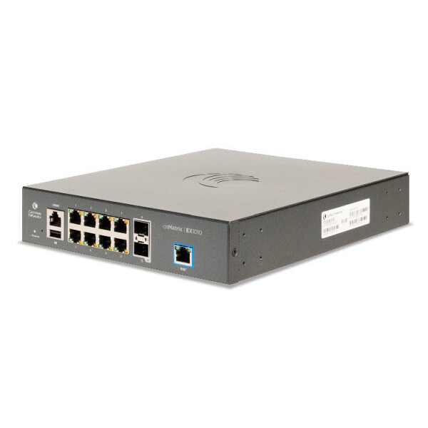 Cambium Networks cnMatrix EX1010 - Managed - L2/L3 - Gigabit Ethernet (10/100/1000) - Rack-Einbau - 1U