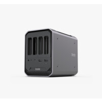 SanDisk Pro Dock 4 - Kabelgebunden - Thunderbolt 3 - 1000 Mbit/s - Graphit - macOS 10.9+ - Windows 10+ - 0 - 35 °C