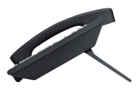 Auerswald COMfortel D-110 - IP-Telefon - Schwarz - Kabelgebundenes Mobilteil - Kunststoff - Wand - 3 Zeilen