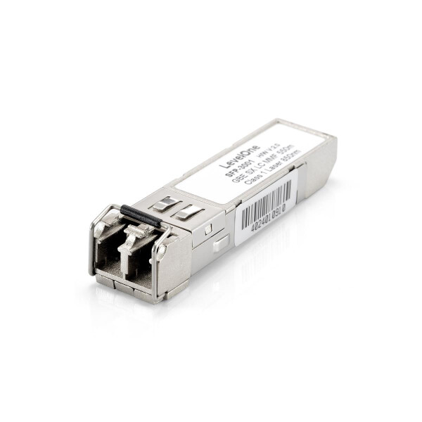 LevelOne 1.25G Multi-Mode SFP Transceiver 550m - 850nm - Faseroptik - 1250 Mbit/s - SFP - LC - 50/125,62.5/125 µm - 550 m