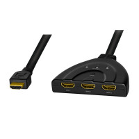 LogiLink HD0040 - HDMI - Schwarz - ABS - 30 Hz - 10,2...