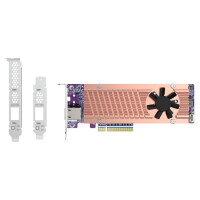 QNAP Card QM2 - M.2 - PCIe - RJ-45 - Niedriges Profil - PCIe 4.0 - RJ-45 - NAS / Storage server