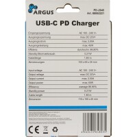 Inter-Tech PD-2045 - Drinnen - AC - 20 V - Schwarz