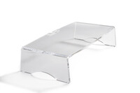Bakker Q-riser 90 Monitor Stand - Freistehend - 10 kg - 25,4 cm (10") - 76,2 cm (30") - Transparent