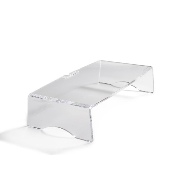 Bakker Q-riser 90 Monitor Stand - 15 kg - Transparent