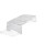 Bakker Q-riser 90 Monitor Stand - 15 kg - Transparent