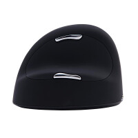 R-Go HE Mouse R-Go  - Ergonomische Maus - Groß (Handlänge über 185mm) - linkshändig - drahtlose - Linkshändig - Vertikale Ausführung - RF Wireless - 2500 DPI - Schwarz