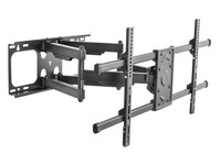 Equip 37"-90" Kipp- und Schwenkbarer TV-Wandhalter - 200 x 200 mm - 816 x 410 mm - -15 - 5° - -60 - 60° - Stahl - Schwarz
