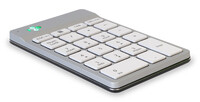 R-Go Tastatur R-Go Numpad Break - ergonomischer Ziffernblock mit Pausensoftware - bluetooth - weiß - Bluetooth - Laptop - Weiß