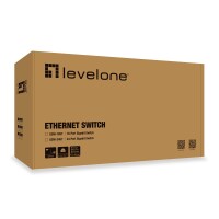 LevelOne 24-Port-Gigabit-Switch - Unmanaged - Gigabit Ethernet (10/100/1000) - Rack-Einbau
