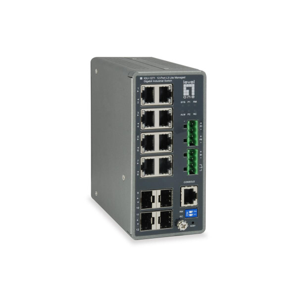 LevelOne IGU-1271 - Switch - L3 Lite - Switch - Kupferdraht