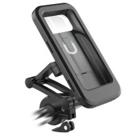 RealPower TourProtect - Handy/Smartphone - Passive Halterung - Fahrrad - Fahrrad / Auto - Schwarz