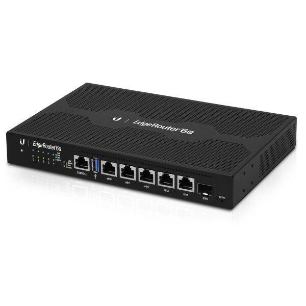 UbiQuiti Networks EdgeRouter 6P - Ethernet-WAN - Gigabit Ethernet - Schwarz