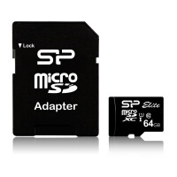 Silicon Power Ellite - 64 GB - MicroSDXC - Klasse 10 -...